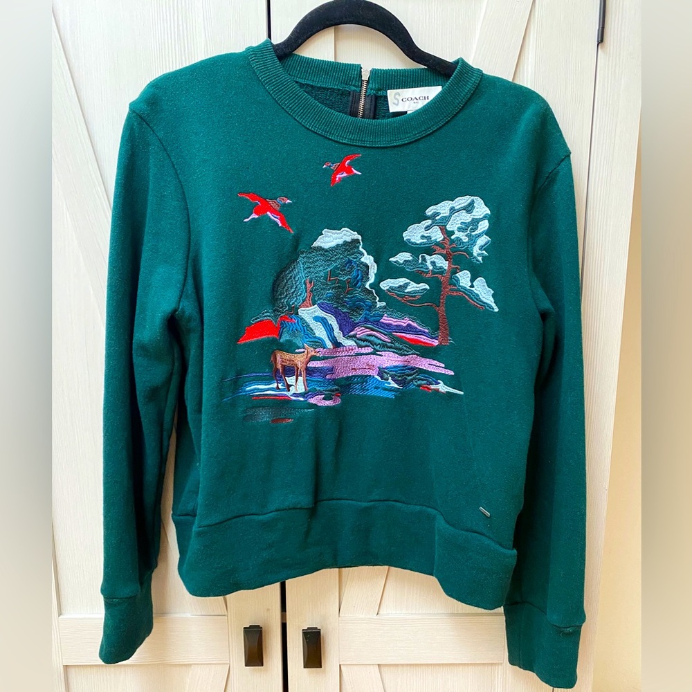Coach Embroidered Sweater